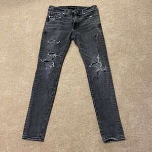 dark grey jeans Abercrombie & Fitch